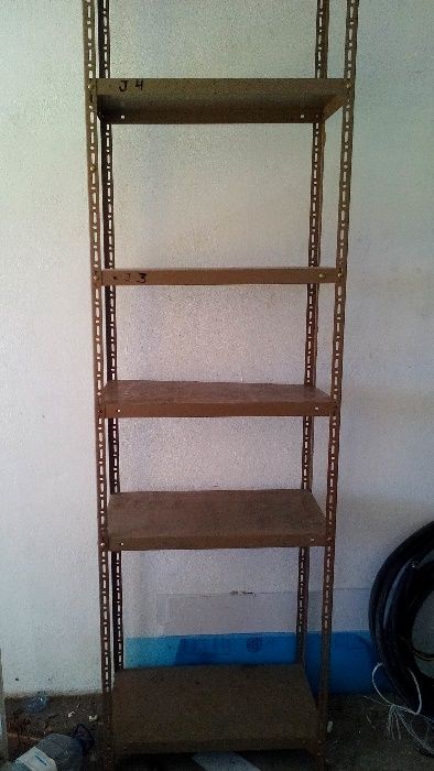 Estante metálica Handy 3m altura X80x30cm ou 3m de altura x90x90cm