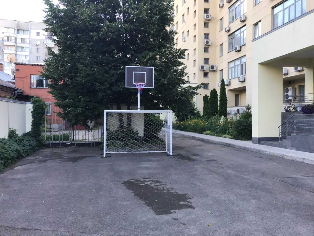 Ворота с баскетбольным щитом 3х2 гандбола и мини-футбола баскетбола
