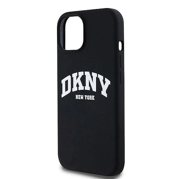 Etui DKNY Liquid Silicone White Printed Logo MagSafe na iPhone 11 / Xr