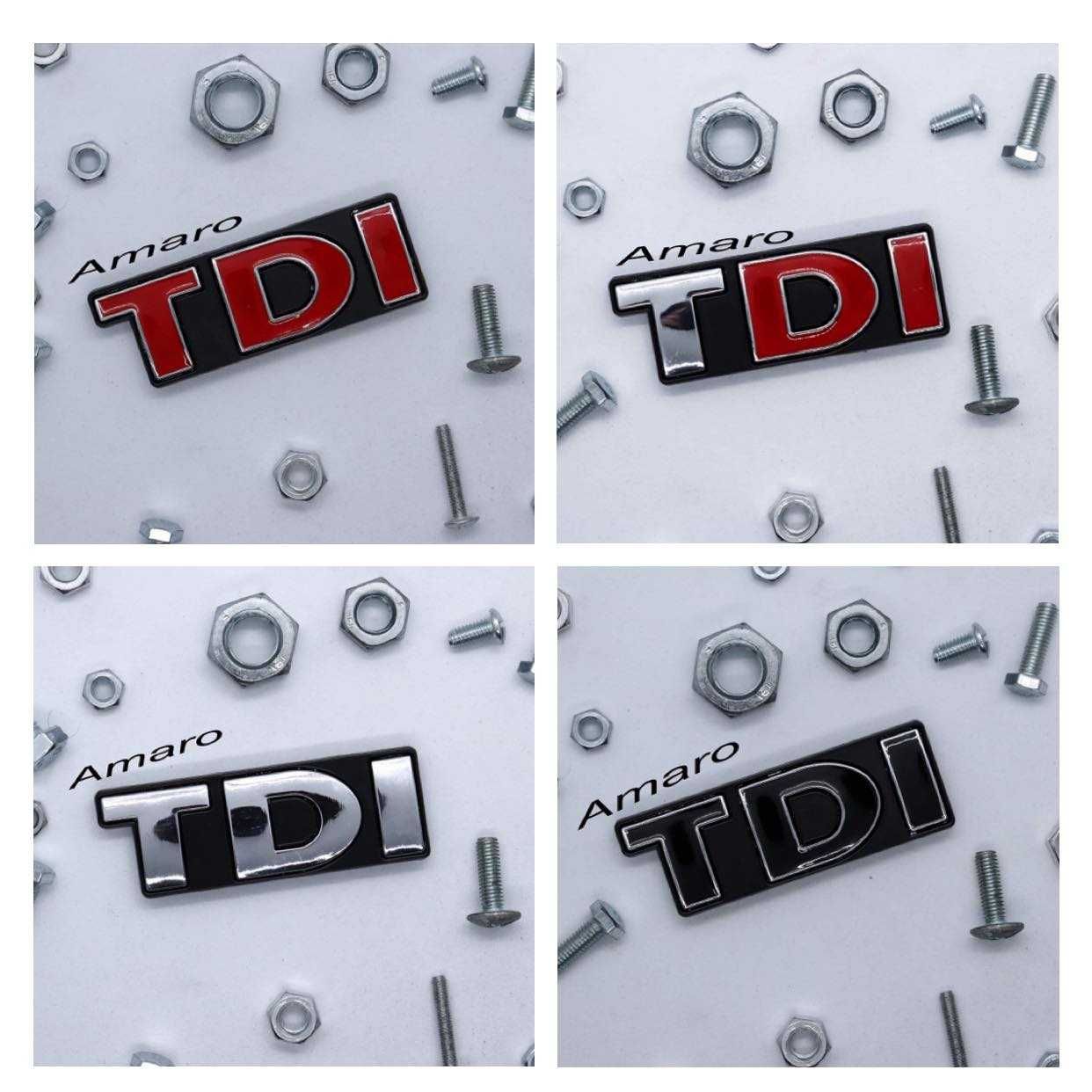 Simbolo/Logo TDI para Grelha (4 Cores)|NOVOS