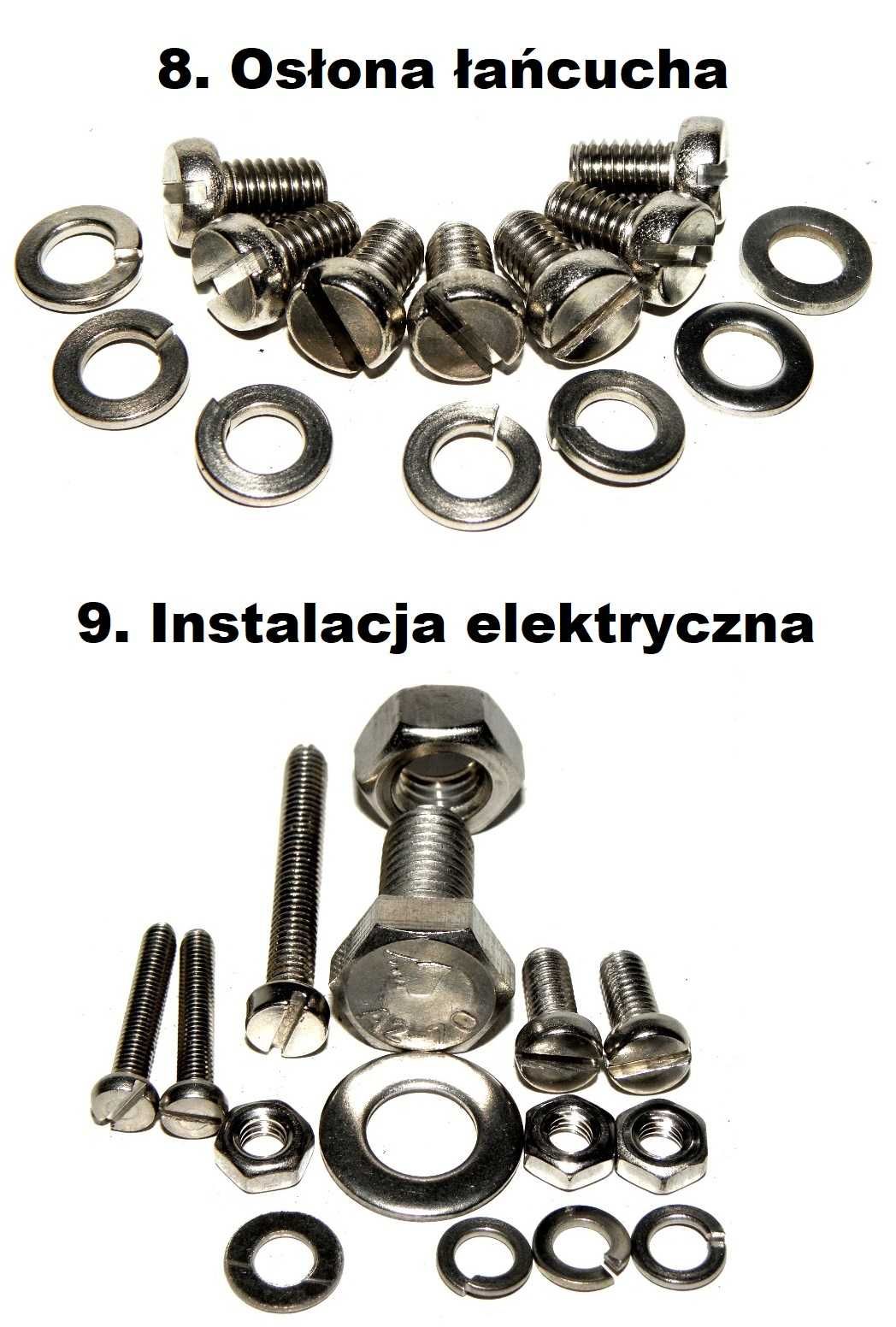 SHL M11 Komplet śrub nierdzewnych śruby nierdzewne zestaw inox