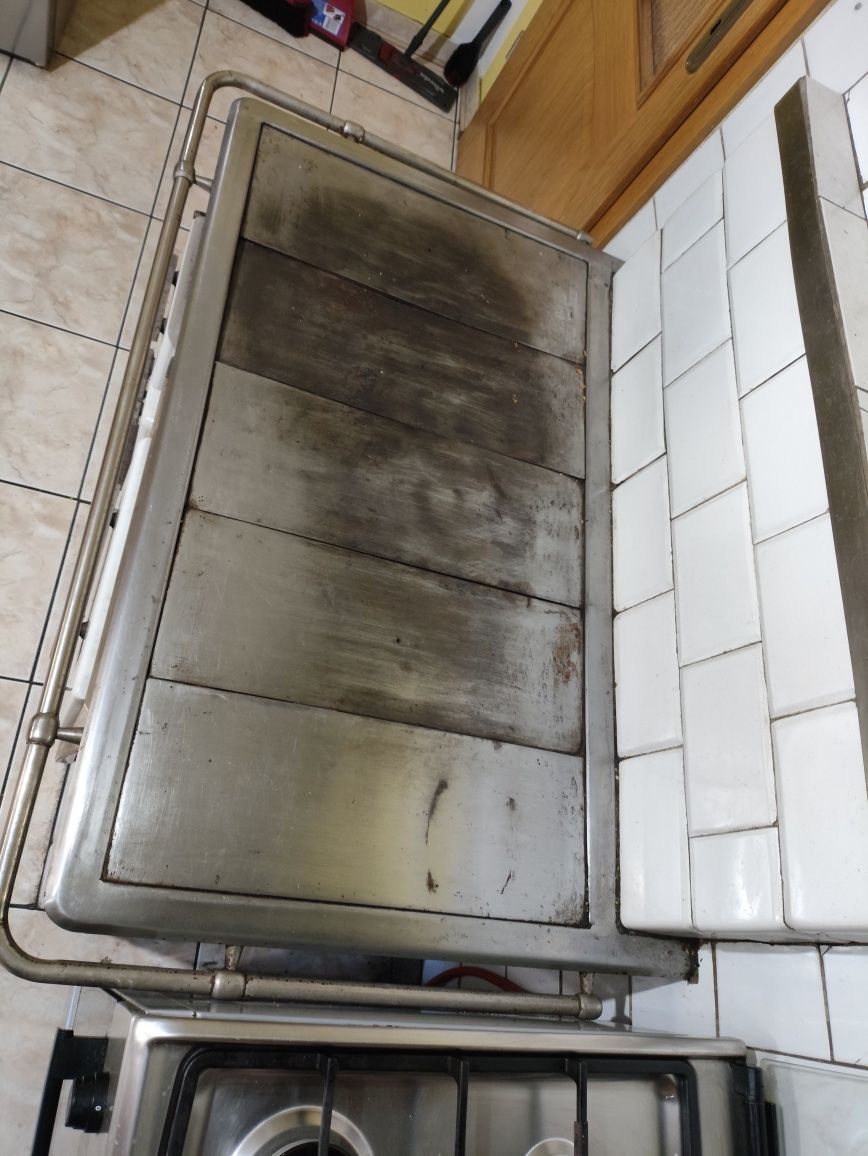 Kuchnia kaflowa, piec kaflowy, piekarnik prl z podkową