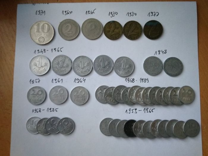 Monety Jugosławia, CSRS i Węgry, ZSRR i Bułgaria - 96 monet
