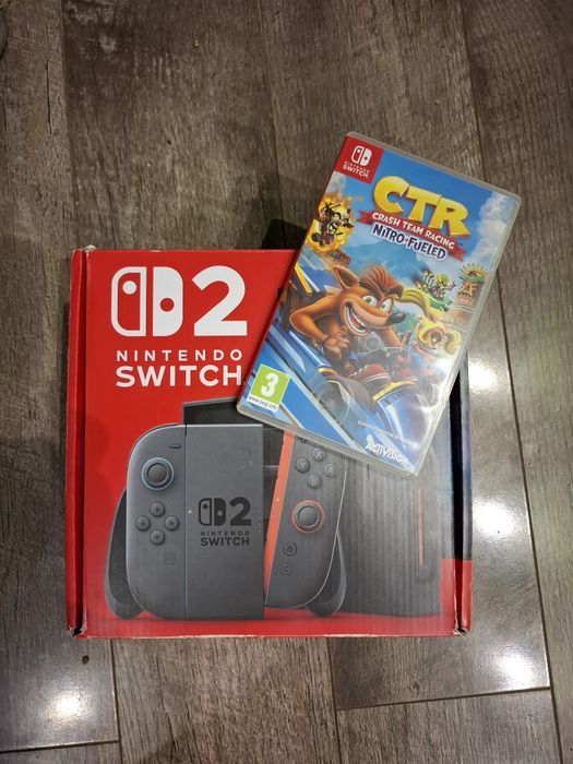 Nintendo switch 2 + gra CTR
