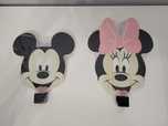 Wieszaki myszka minnie lub mickey