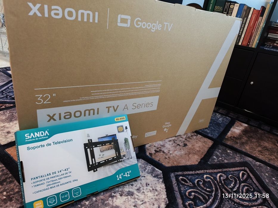 GOOGLE TV Xiaomi 32" NOVA + suporte!