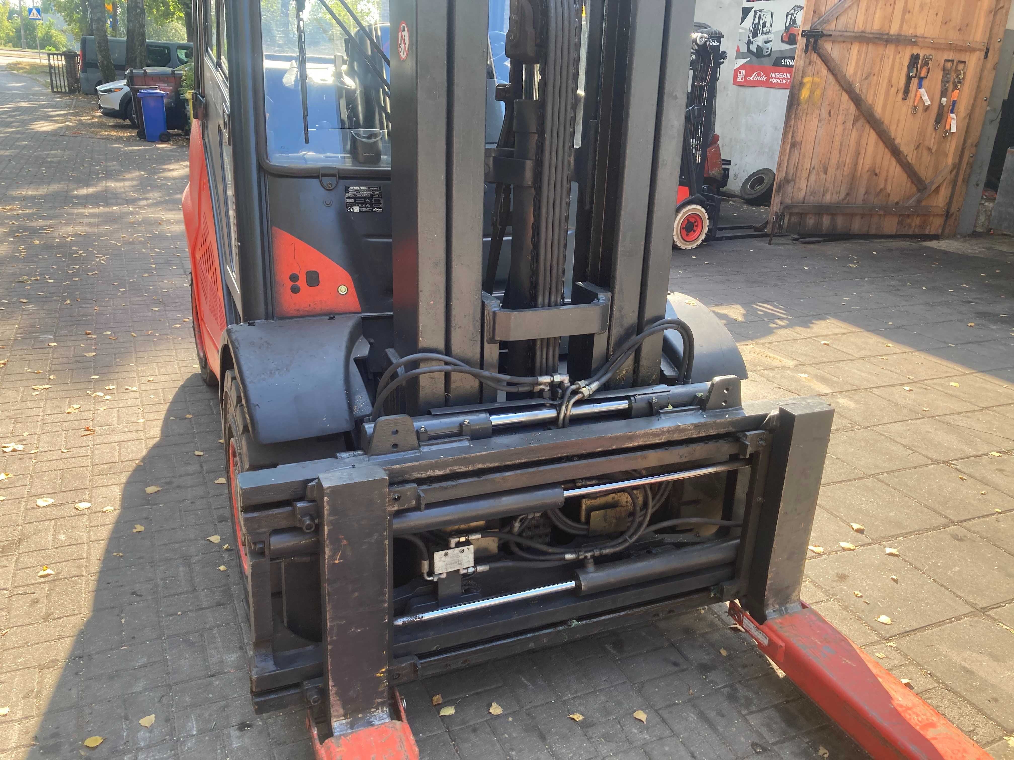 Wózek Widłowy Linde H50D-02 2015r Pełna kabina pozycjoner