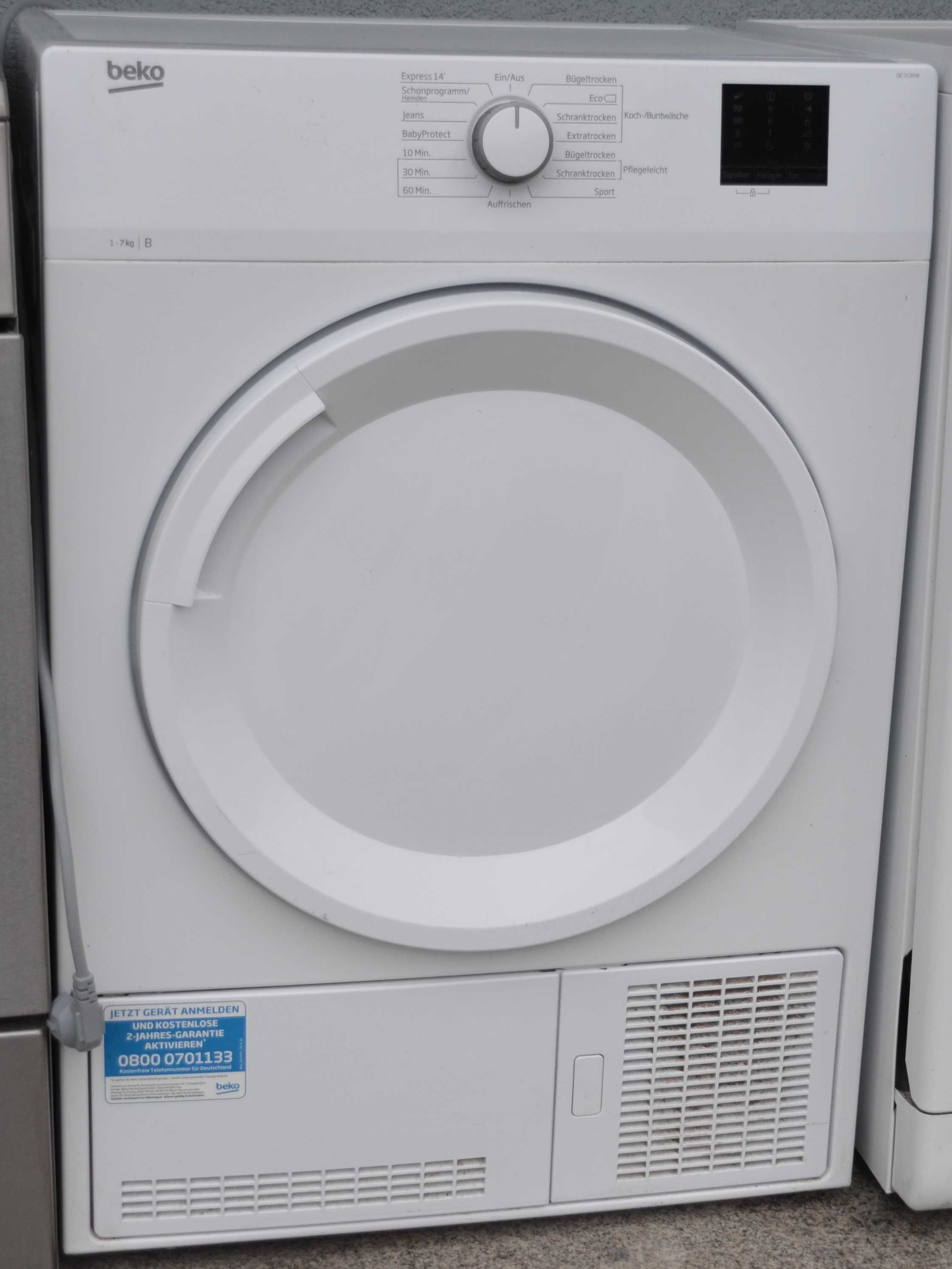 Beko DC 7130 N 7kg suszarka do ubrań kondensacyjna 15 programów
