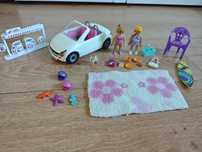 Zestaw Playmobil kabriolet piesek plażowiczki zestaw
