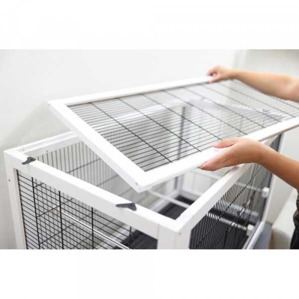 Gaiola para Aves – Estrutura em Madeira (100 x 50 x 60 cm)