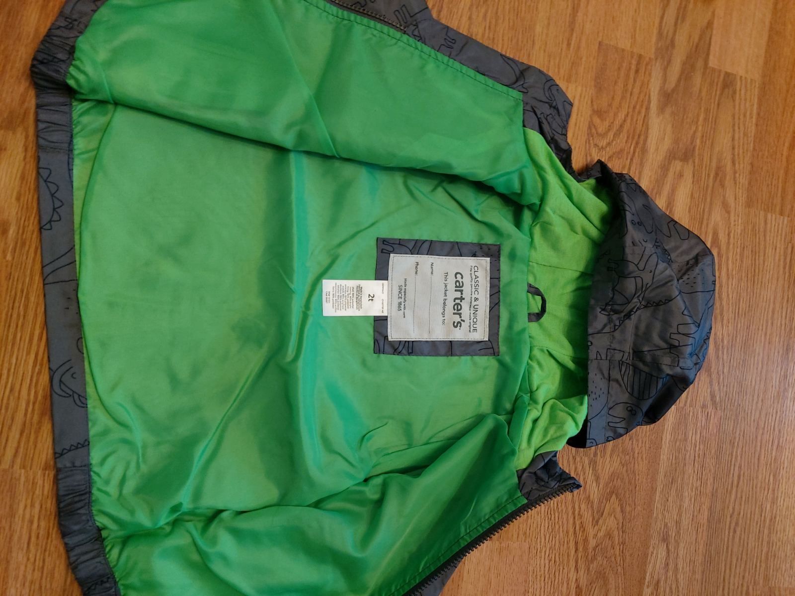 Легкая куртка (ветровка) Сarters, размеры 2Т и 4Т