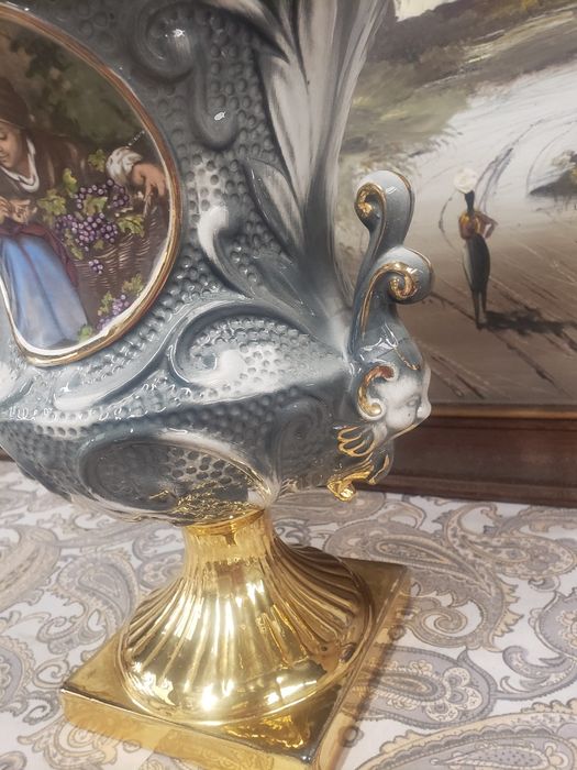 Vaseira  faiança Alcobaça