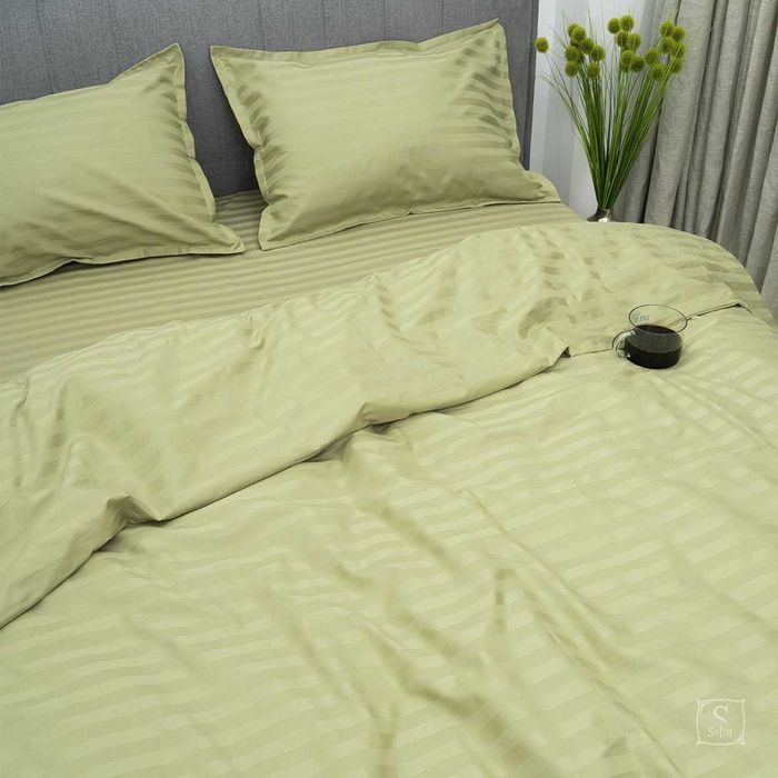 Безкоштовна доставка. Сатин Страйп Stripe Вилюта Viluta. 100% бавовна