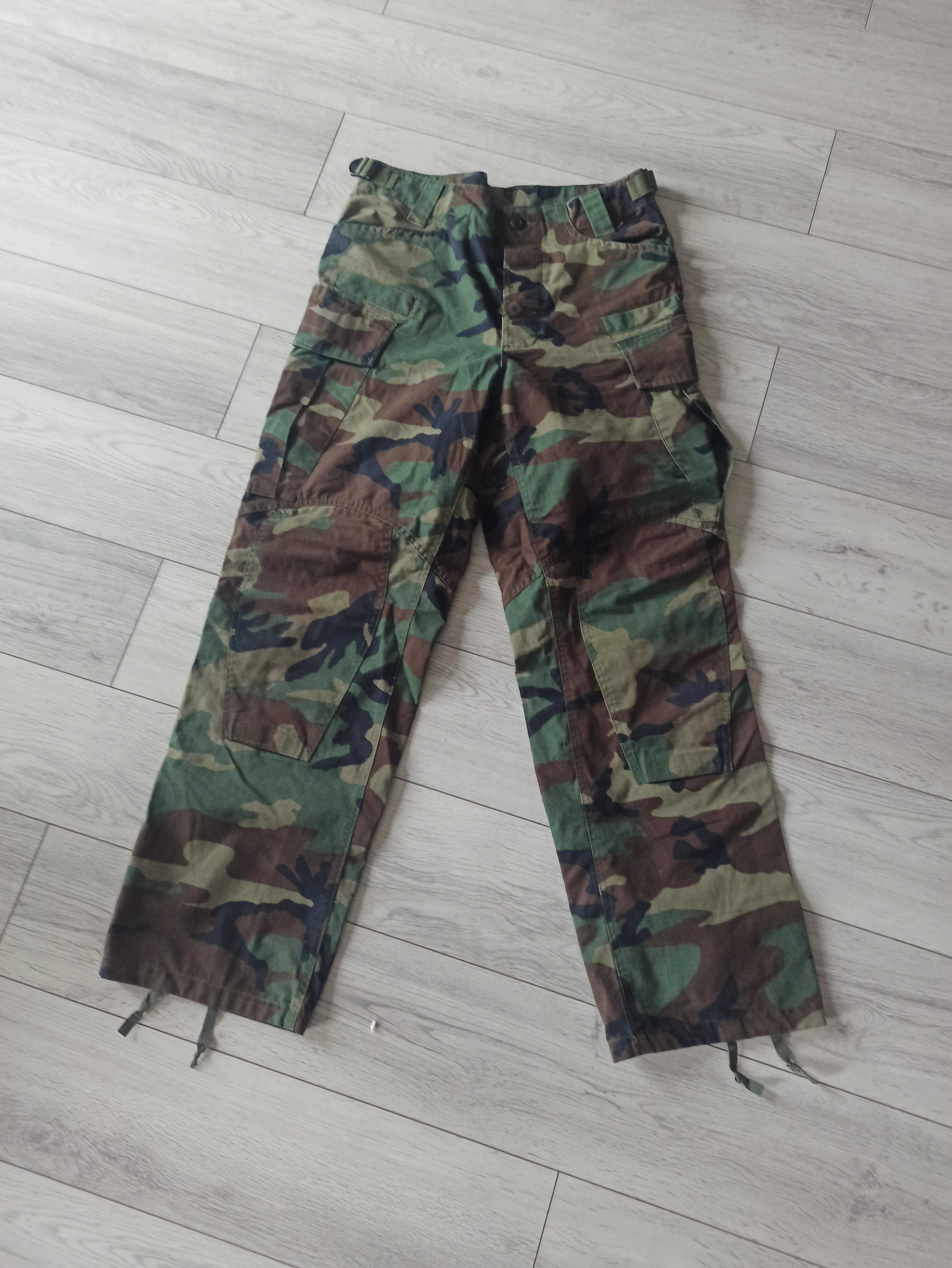 SPODNIE bojówki M65 Woodland XS/R US Army USMC