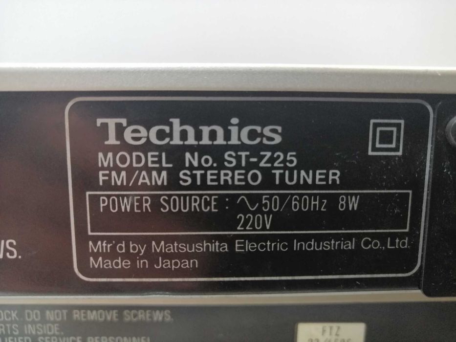 Wzmacniacz Technics SU-Z15 + Tuner Technics ST-Z25
