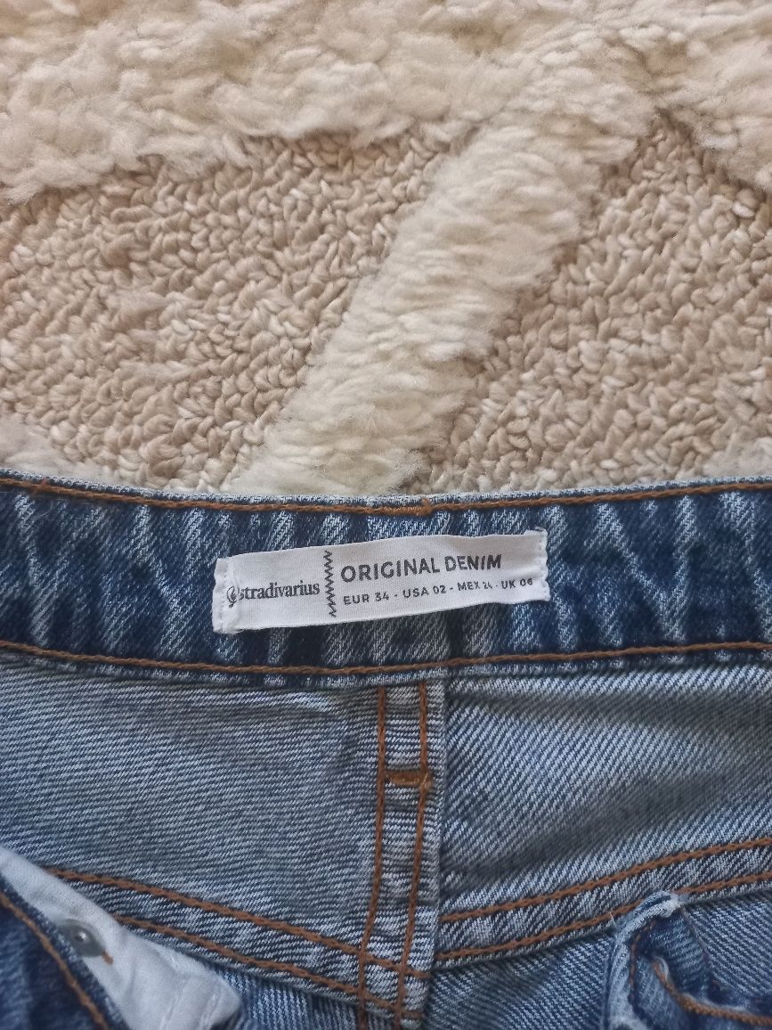 Spodnie jeans stradivarius