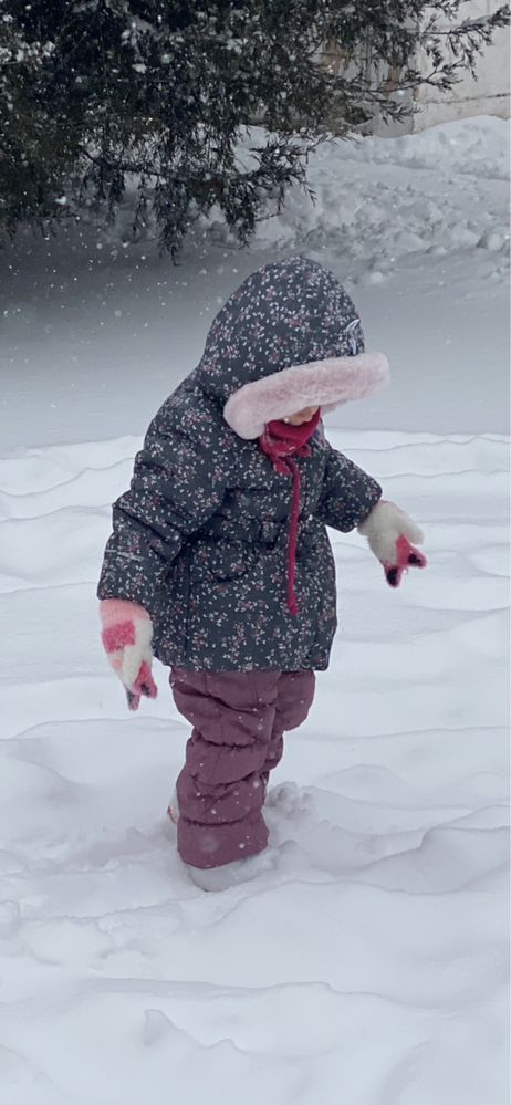 Зимний костюм на девочку 2-3 года