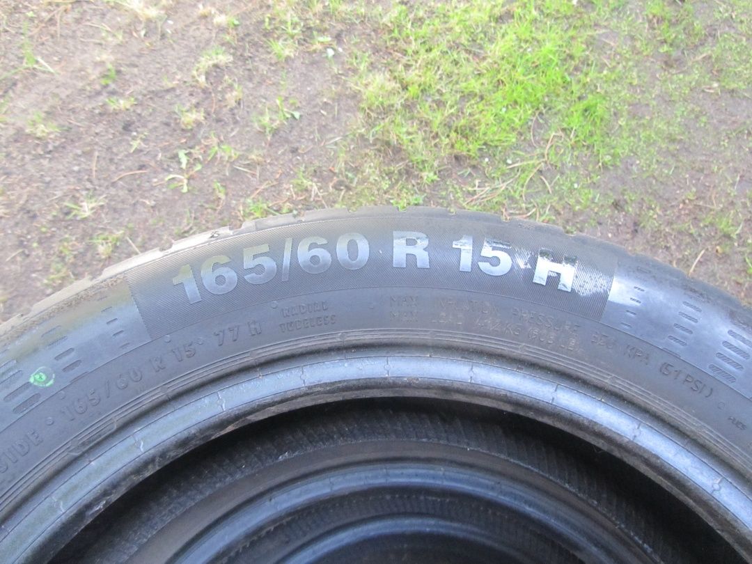 Letnie Continental 165/60 R15 Super Stan !!!