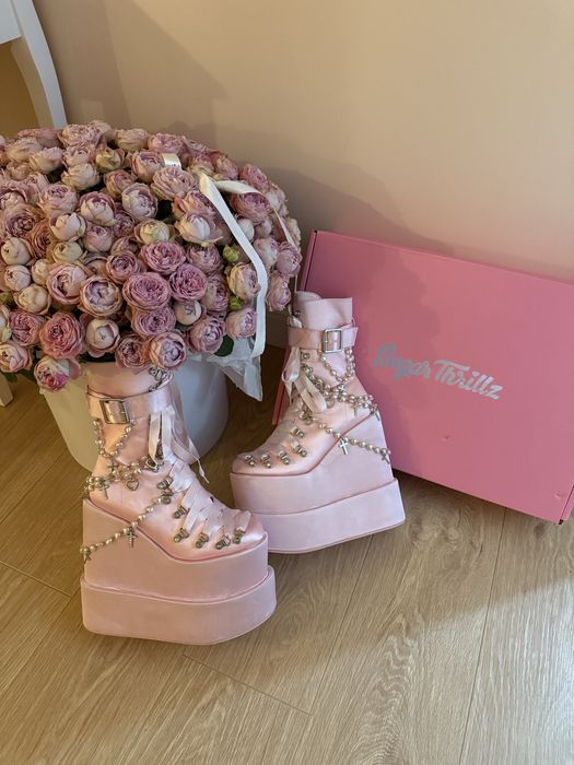 Ботинки Dollskill Sugar Thrillz туфли сапоги на платформе y2k new rock