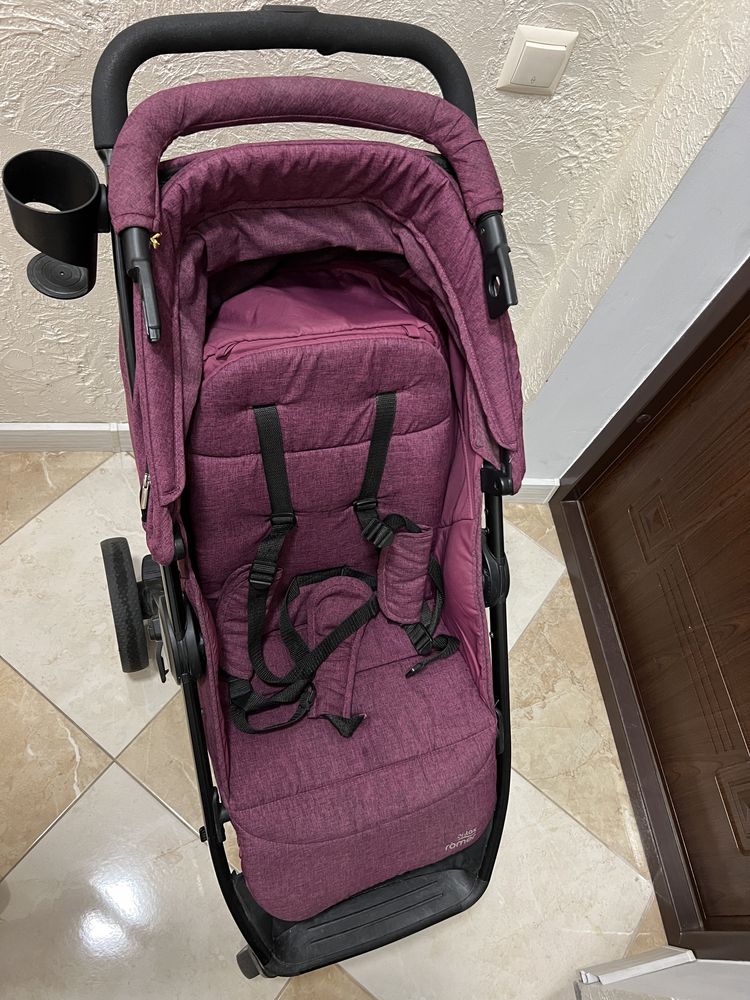 Прогулянкова коляска Britax Romer B-Agile M (Cherry Wine)