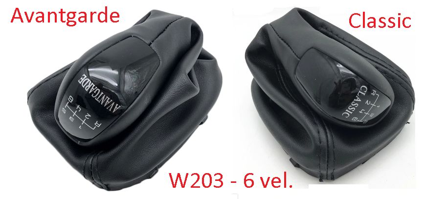 Manete velocidades fole Mercedes W203 (PELE) Novo