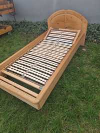 Solidne ciężkie łóżko sosnowe SWISS MADE.