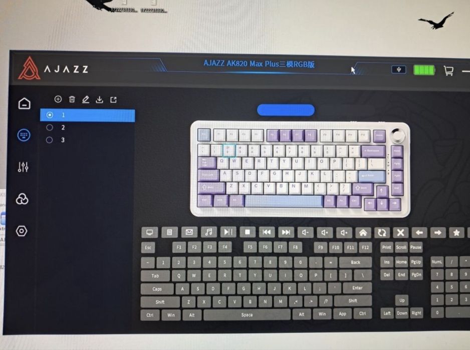 ‼️ Продам клавиатуру ajazz ak 820 max plus беспроводная. Красивый цвет