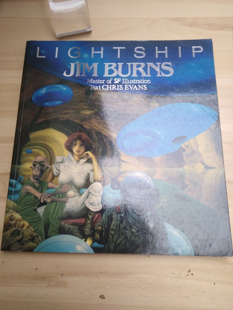 Lightship Jim Burns SF Sztuka Science Fiction jak Gwiezdne Wojny