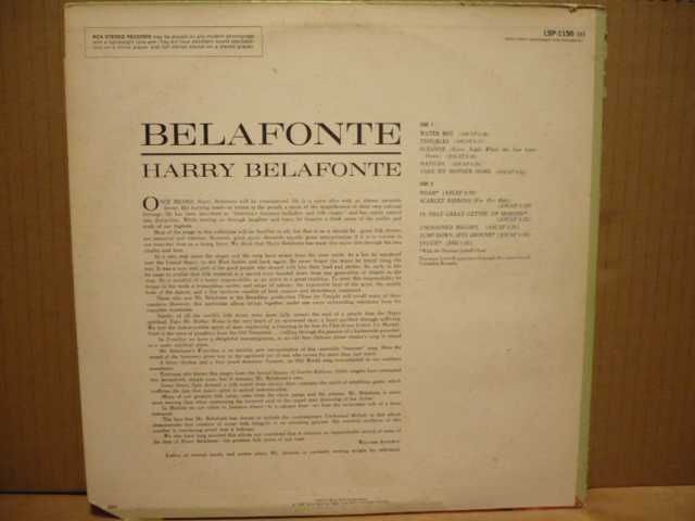 Wyprzedaż winyli Harry Belafonte. 5 LP plus gratis.