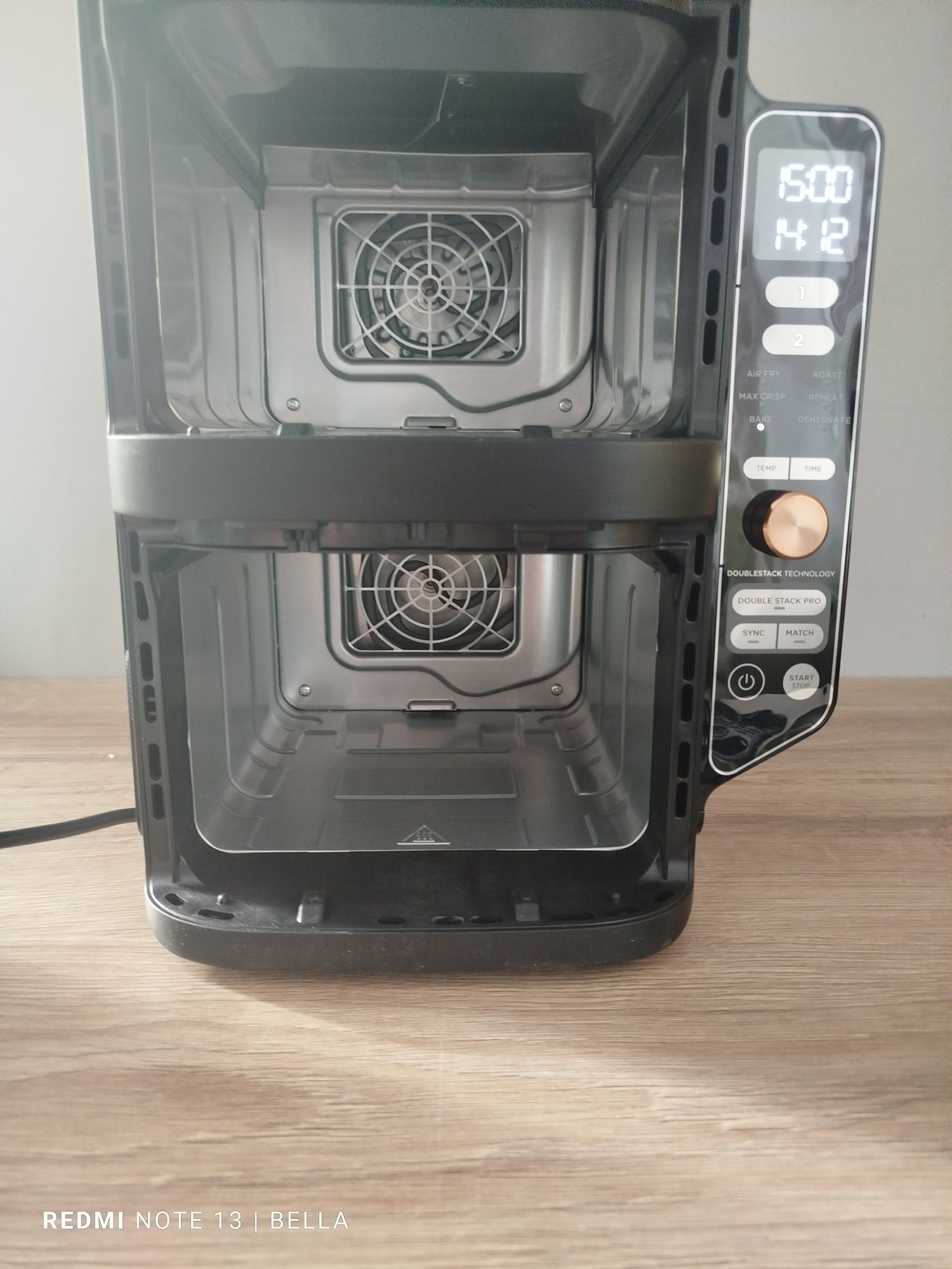 Ninja Double Stack XL frytkownica beztłuszczowa 9,5 l 2 szuflady nowa