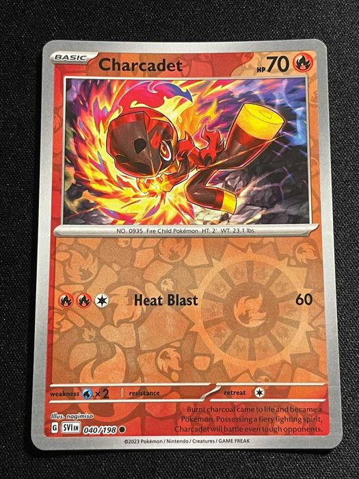 Carta Pokémon Charcadet 40/198 Scarlet & Violet