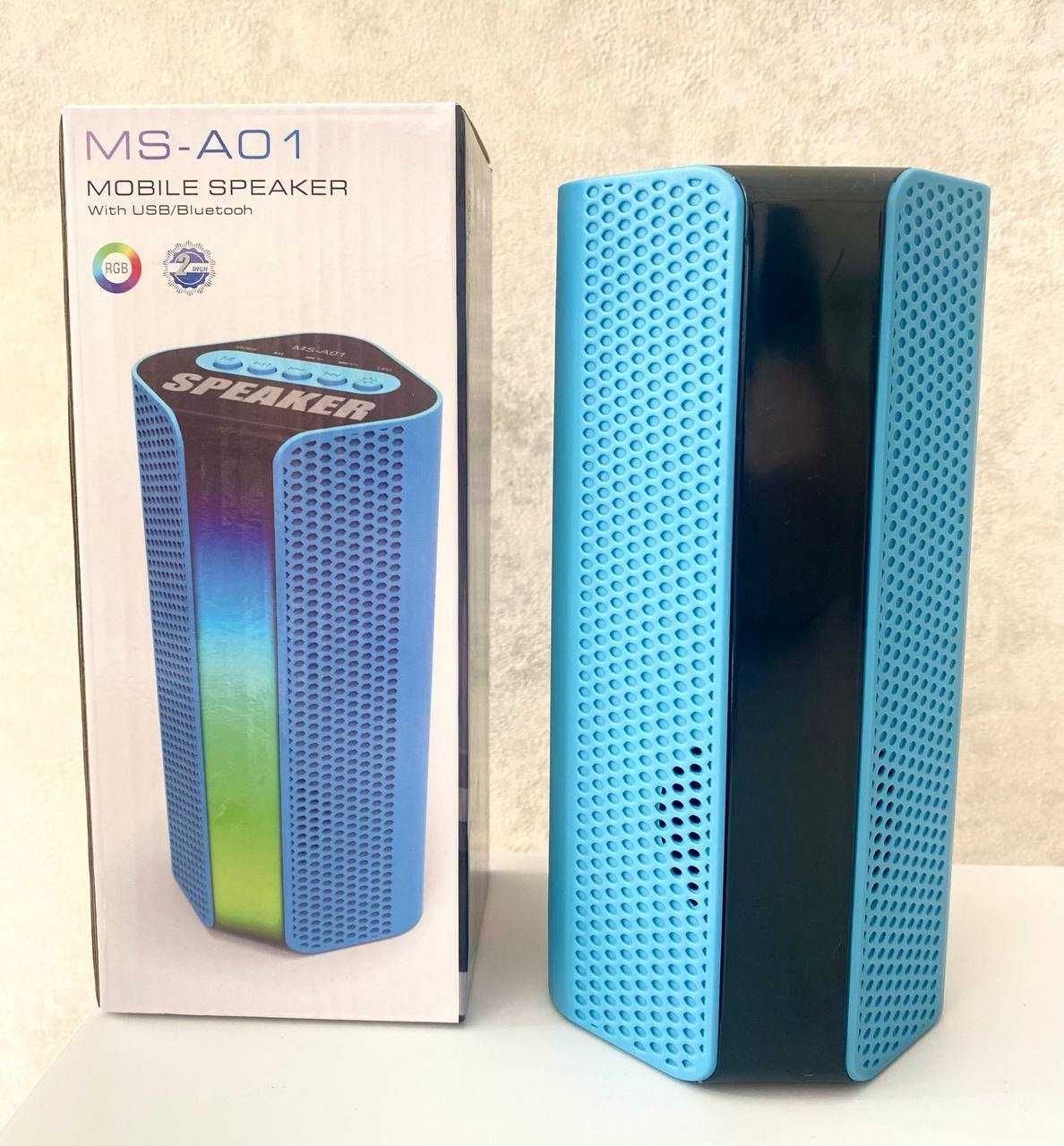 Колонка bluetooth портативна з підсвічуванням Mobile Speaker MS-A01