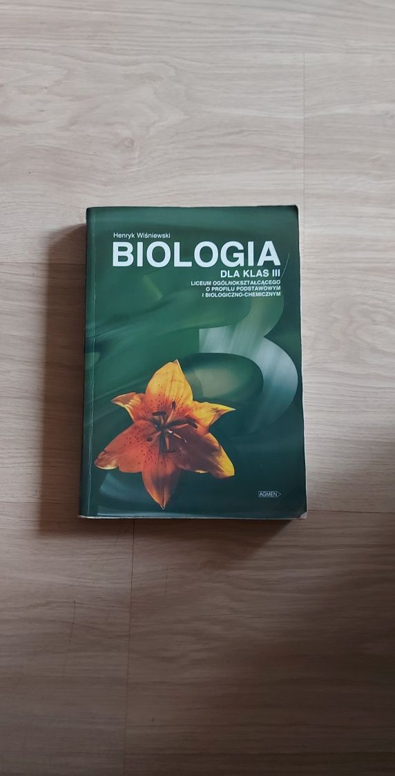 Książka, Podręcznik Biologia dla klas III, Wyd. Agment