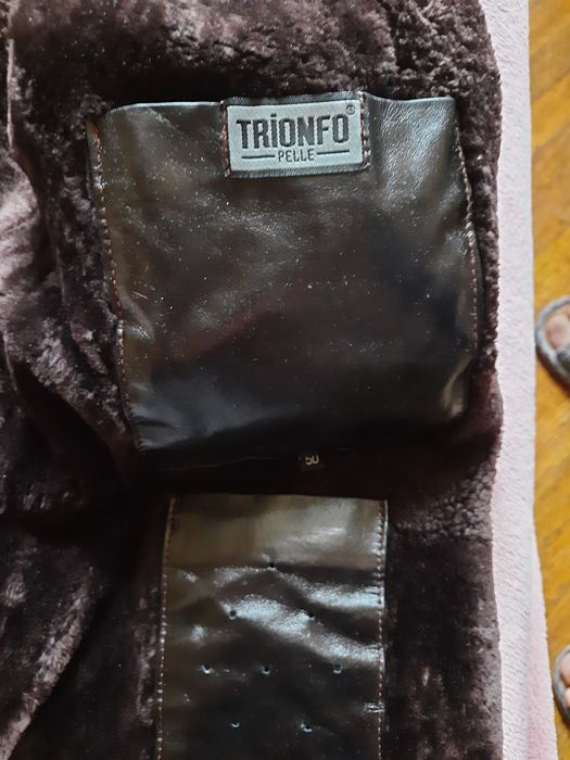 Продам мужскую кожаную дубленку