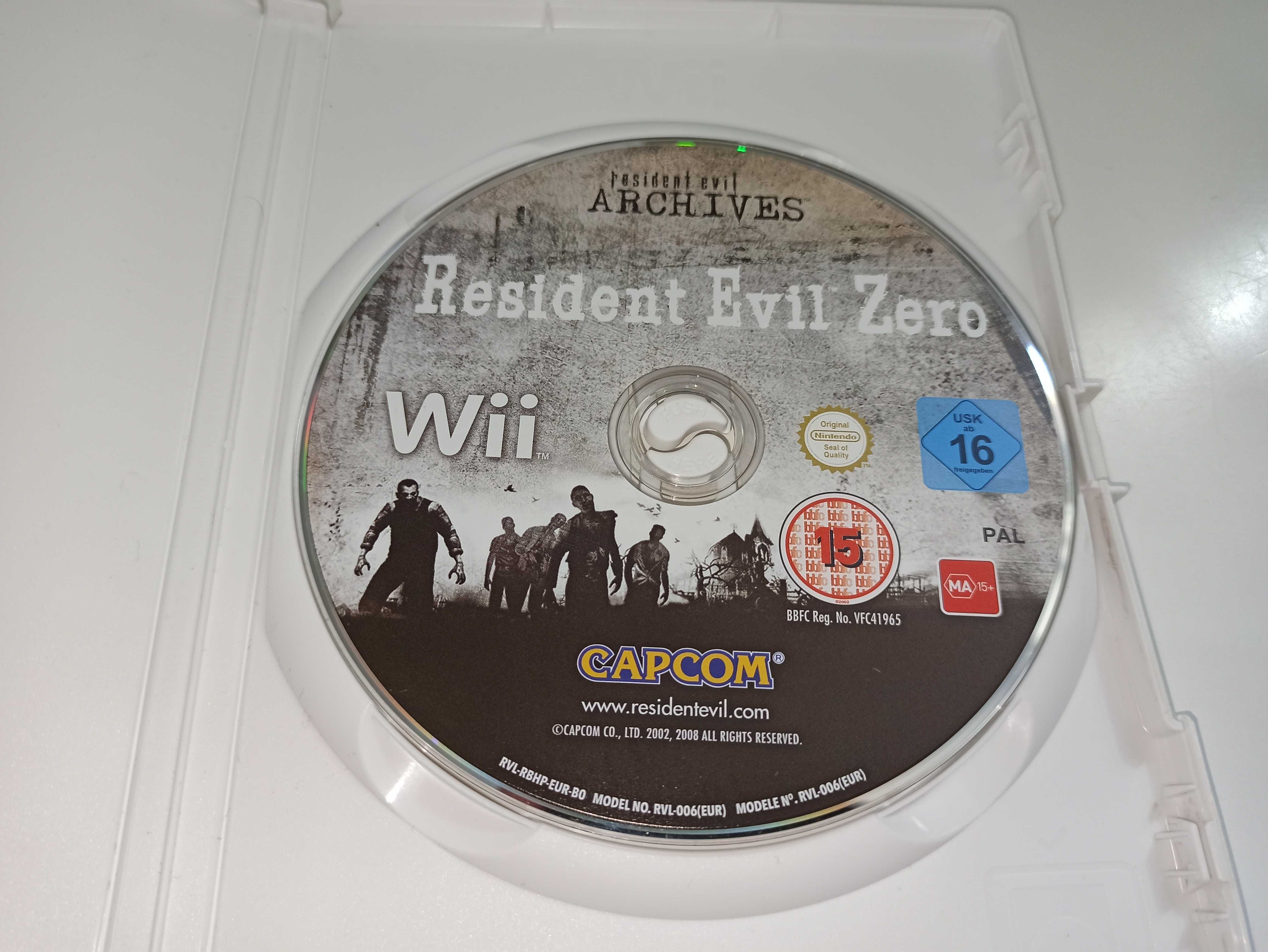 nintendo wii RESIDENT EVIL ZERO dla dorosłych mega unikat