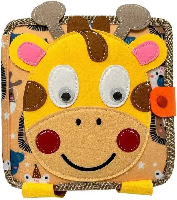 Дитяча розвивальна книга, Інтерактивна книга, Фетрова книжка бізіборд