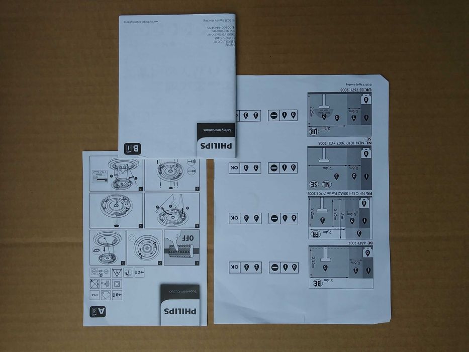 lampa, plafon led PHILIPS Superslim CL550