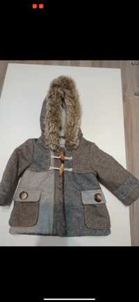 Kurteczka kurtka jesienno-zimowa, na jesień, zimę rozmiar 74