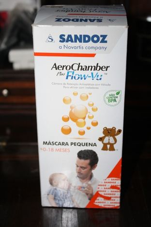 AeroChamber Plus Flow-Vu para crianças até 18 meses