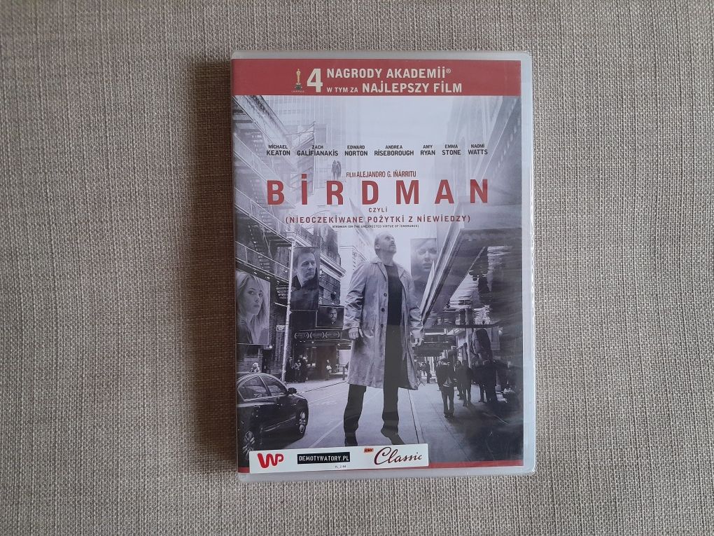 Birdman film DVD nowy zafoliowany
