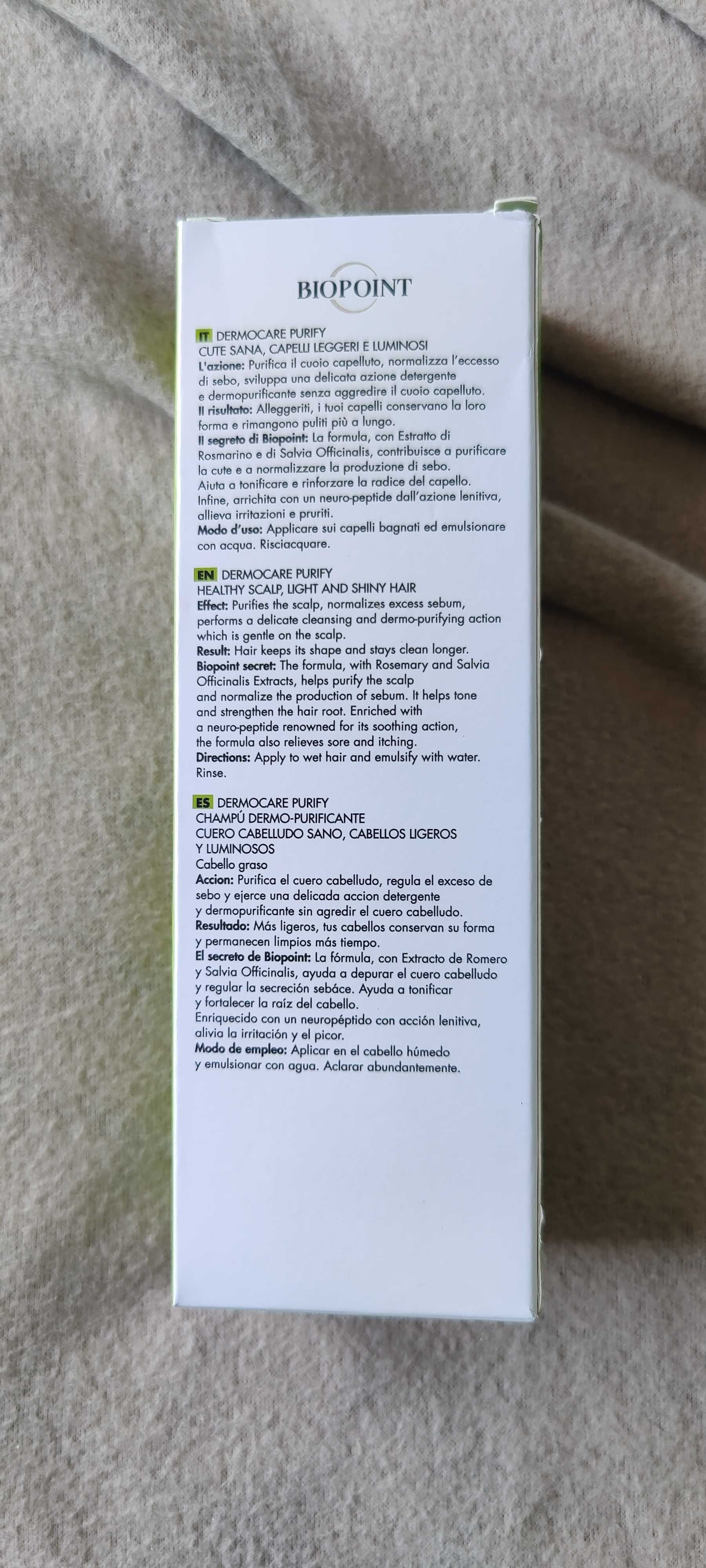 Шампунь Biopoint Dermocare Purify Shampoo