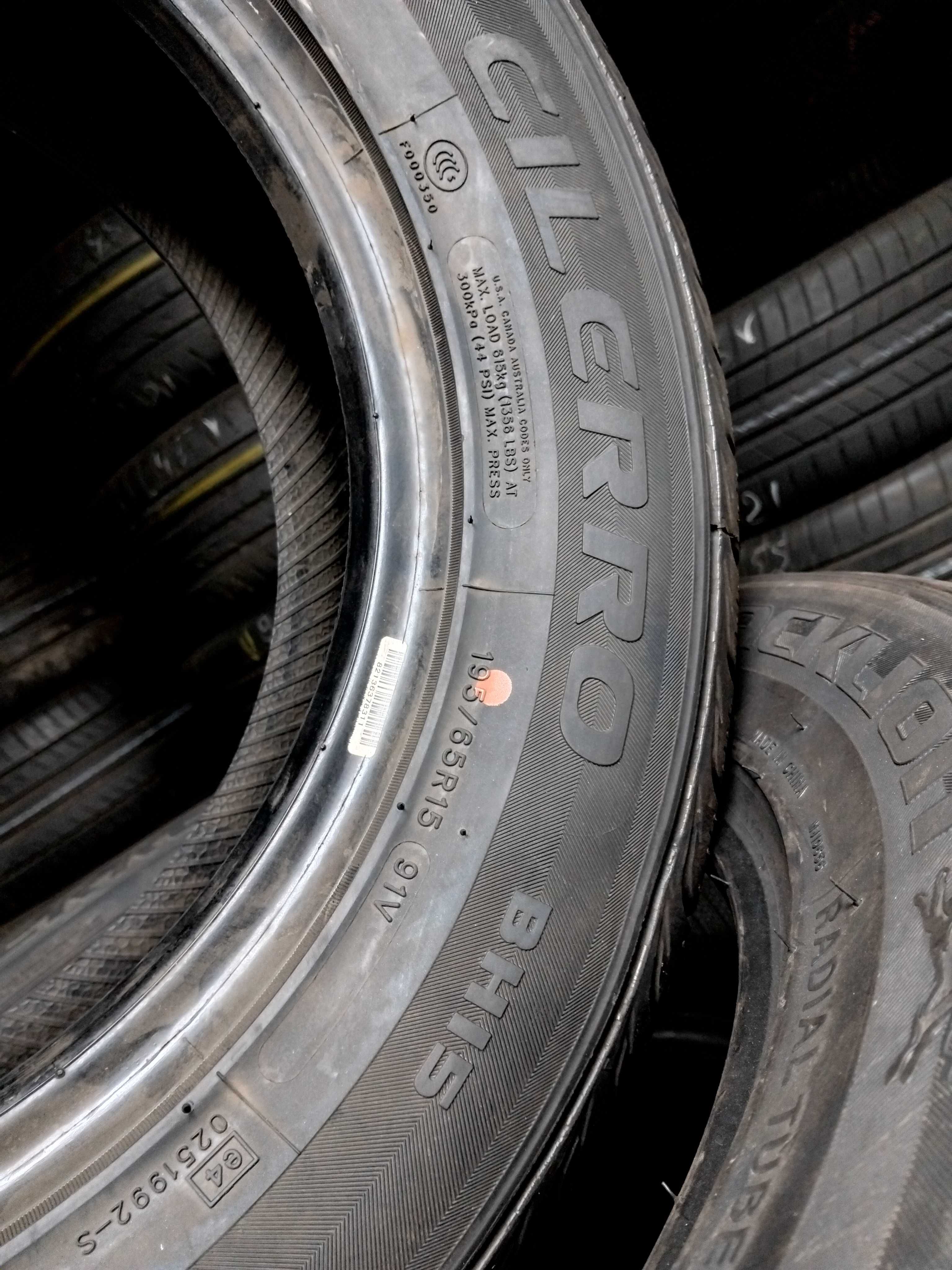 Шини Нові 195/65 R15 Blacklion Cilerro BH15 Пара ЛІто