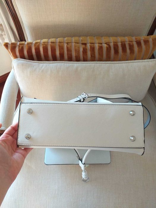 Mala Tipo Mochila Branca Zara - Como Nova