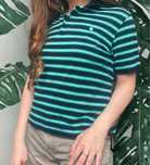 Carhartt koszulka t-shirt polo w paski logo r M