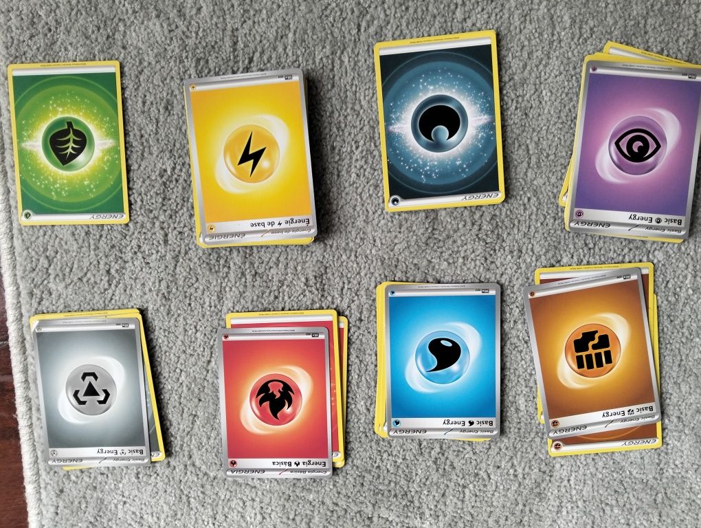 Cartas Energias Pokemon