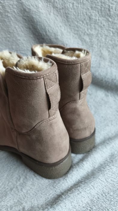 Botki F&F 41 beżowe