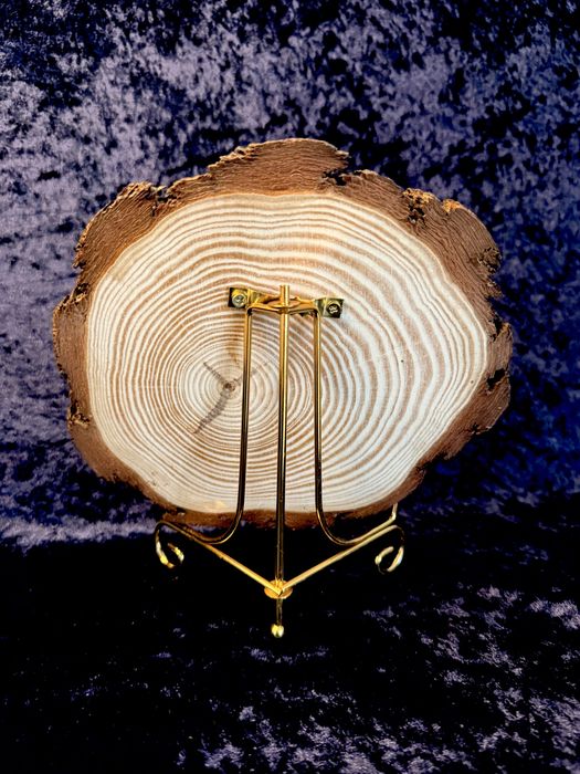 Ponte de Outono sobre o Rio – Arte em Madeira Pintada à Mão