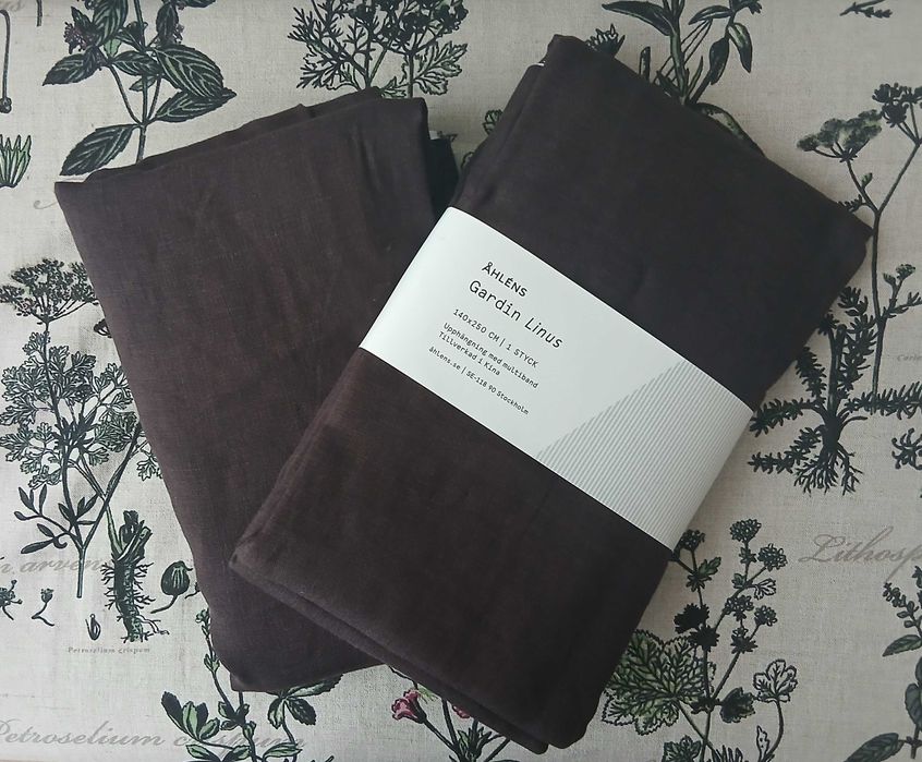 Lniane zasłony AHLENS 140x250 STYL BOHO