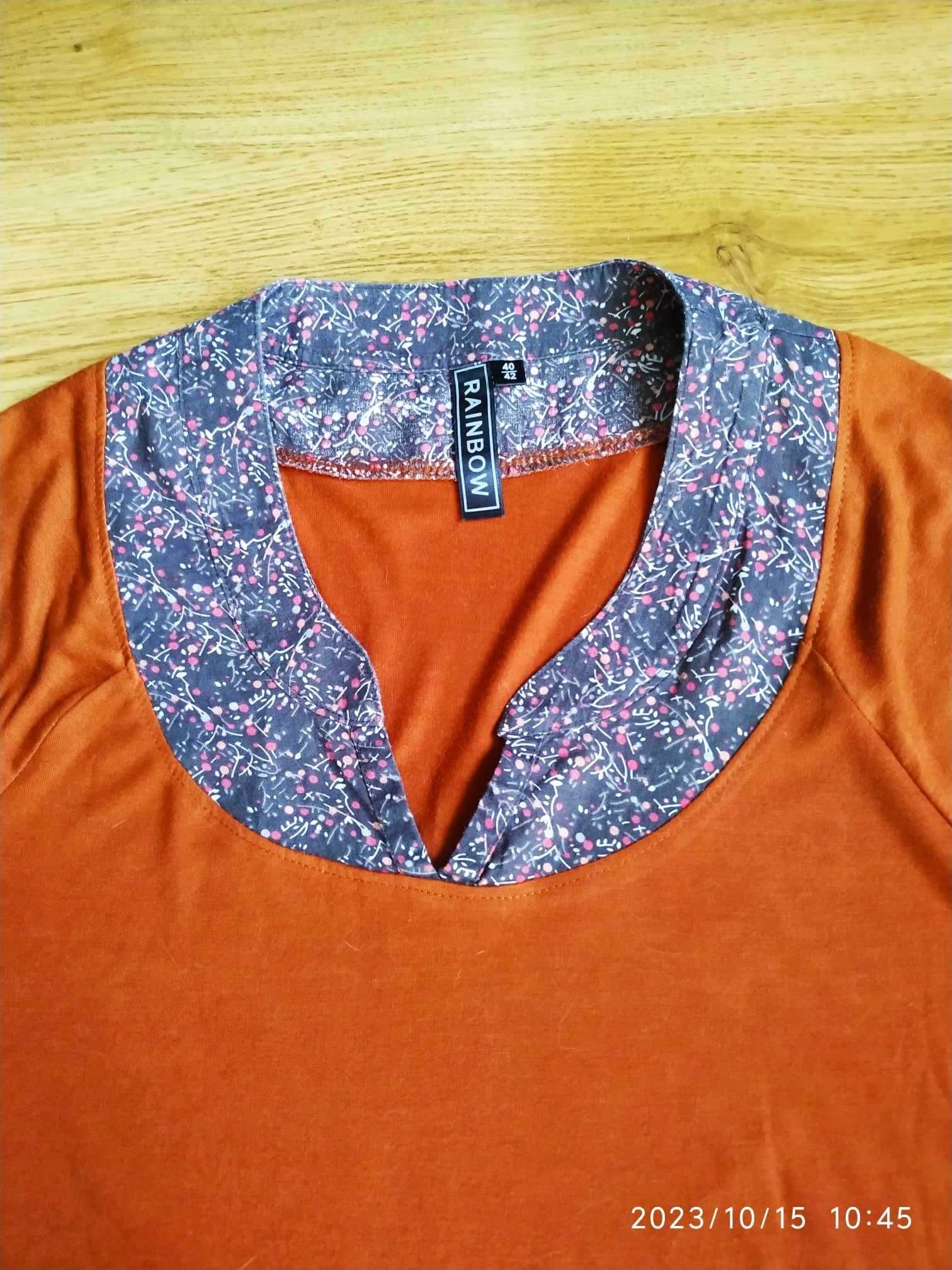 Sukienka tunika miedziana Rainbow 40/42 L/XL