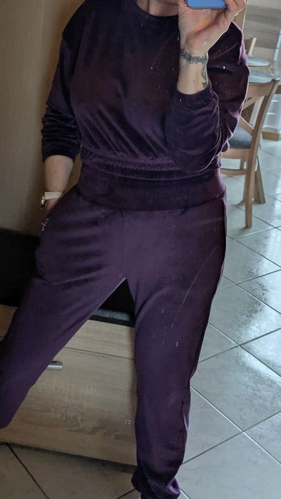 Dress fioletowy damski